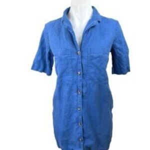 Everlane Indigo Button-Down Dress